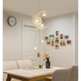 thumbnail image 3 of Lámpara colgante industrial con forma de luna y estrellas, luz LED de techo, luminaria de aluminio con 5 bombillas para dormitorio infantil, luz blanca cálida, 3 of 5