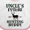 thumbnail image 4 of Inktastic Uncle Future Hunting Buddy Boys Boys Baby Bib, 4 of 4