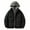 Black, variant on WREESH Mens Fleece Hooded Padded Coat Trendy Fake Two Piece Jacket Casual Zip Up Heavy Coat Windproof Warm Winter Coats Gray