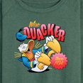 thumbnail image 3 of Disney - Wise Quacker - Women's Lightweight French Terry Long Sleeve Shirt, 3 of 5