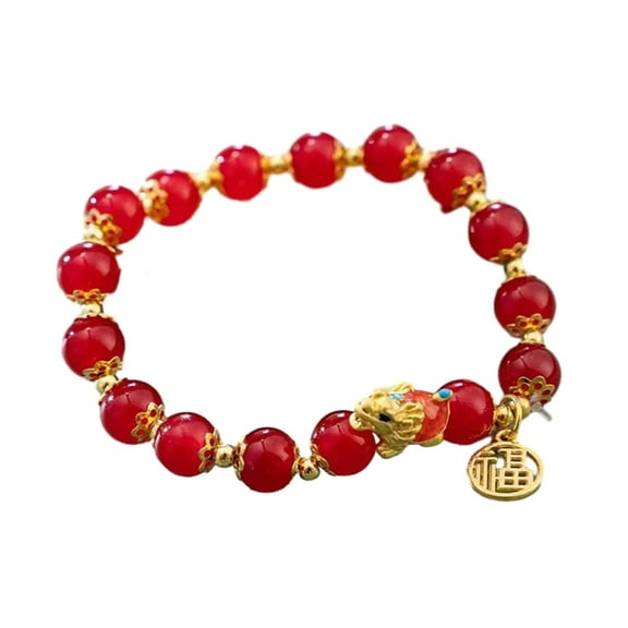 Chinese Dragon Pendant Bracelets Ethnic Dragon Jewelry for Women Perfect Gift