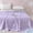 Purple-Free Size/PP, variant on Solid Color Wavy Cooling Comforter Air Conditioning Quilt Soft Breathable Lightweight Summer Blanket for Bedroom 100x150cm