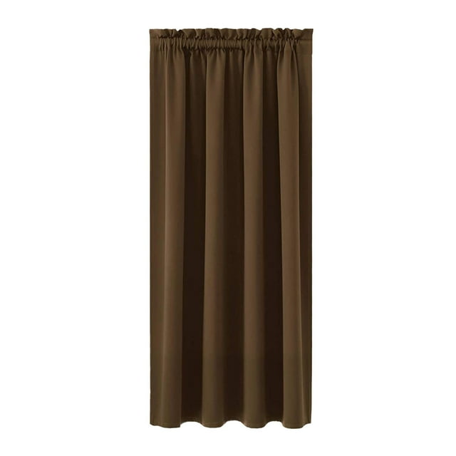 QIPOPIQ Rideau Court pour Fenêtre, Rideau Isolé Bloquant la Lumière, Rideau Court Occultant pour l'Intimité, Draperie en Tissu Polyester Épais, Rideau Occultant
