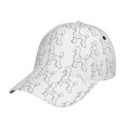 thumbnail image 2 of Xecao Poodle Dog for Baseball Cap: Unisex, crafted from classic polyester twill fabric, featuring a soft unconstructed design, 2 of 5