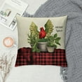 thumbnail image 2 of Nawypu  Cardinal Memorial Angels are Near When Cardinals Appear Christmas Burlap Throw Pillow Cover Xmas Cushion Case for Sofa Couch, 2 of 5