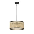 thumbnail image 3 of Trade Winds Remy 1-Light Pendant in Natural Cane with Matte Black, 3 of 5