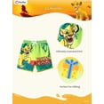 thumbnail image 4 of Bañador Disney Lion King para niños pequeños, UPF 50+, verde 3Y, 4 of 7