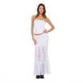 thumbnail image 3 of Forever 21 Women’s Lace Maxi Skirt with Tiered Hem Mid Rise Fit Elegant Casual Style, XS-XL, 3 of 6
