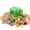 Green, variant on Mystery Mini Animals Figures Set, 3D Printed Small Animal Flexible Fidget, Cute Animal Desk Decor for Executive Home Decoration, Tiny Animals Figurines Collectible Pet Set