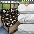 thumbnail image 6 of FOR U DESIGNS Ghost Pumpkin Spider Web Pattern 2 Pack RV Dinette Cushion Covers Washable Camper Cushion Slipcover Scratch-Resistant Sofa Chair Cover Camper Seat Covers Dinette Booth Halloween Decor, 6 of 7