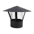 thumbnail image 3 of Tapa de ventilación para chimenea, protección contra la nieve y el polvo, tapa de conducto de humos, impermeable, transpirable. Apto para tubería de 200 mm, 3 of 9