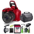 thumbnail image 1 of Minolta MNB10Z 64 Megapixel Auto Focus Digital Camera with 10x Optical Zoom, 4K Ultra HD Video Bundle Red, 1 of 7