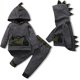 thumbnail image 1 of Ropa para bebés y niños pequeños Conjunto de sudadera con capucha de manga larga a cuadros, 1 of 5