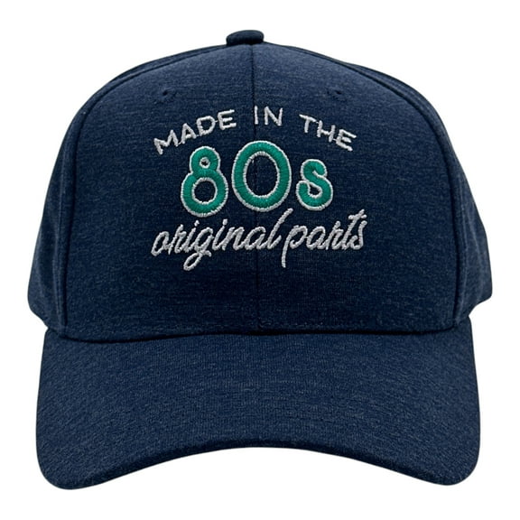 Made In The 80s Original Parts Hat Funny Sarcastic Birthday Graphic Novelty Cap