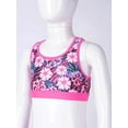 thumbnail image 5 of TTAO Girls Colourful Rash Vest Bikini Tankini Crop Tops Summer Seaside Beach Sports Swimwear Shirts Gardenia Rose 6, 5 of 7
