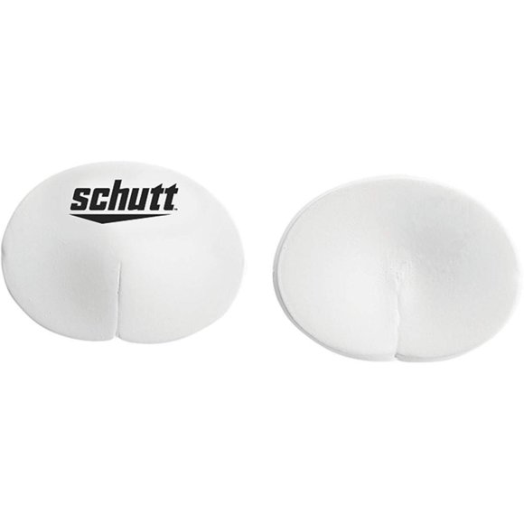 Rodilleras Schutt con recubrimiento de vinilo para jugadores de posición de habilidad - Blanco