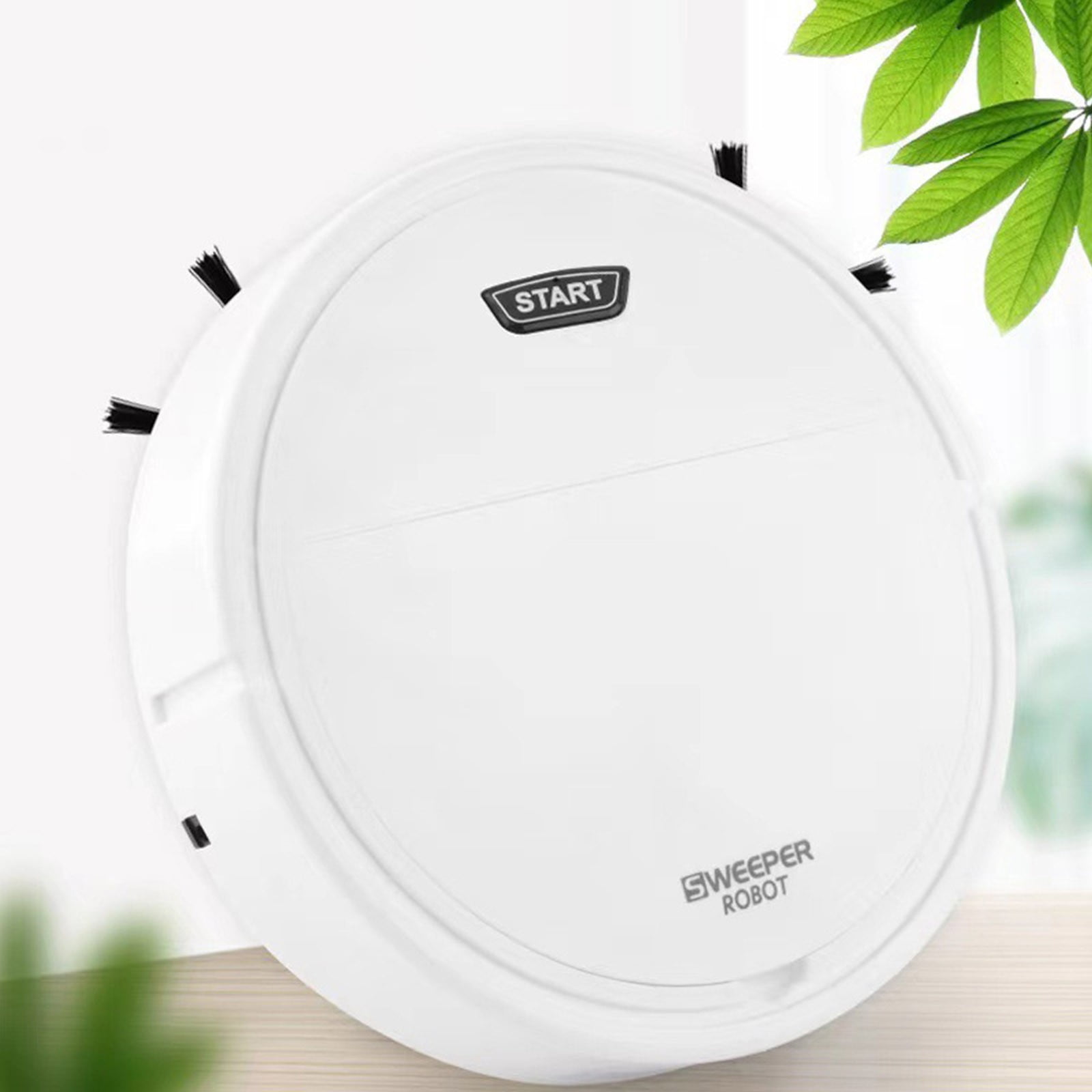 SPOORYYO Smart Home Robot Vacuum And Mop 3-in-1 1800Pa Cordless 6cm Thin Low Noise For Hard Floors Pet Hair Cleaning Home Essentials