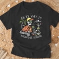 thumbnail image 3 of On My Way To Making Bad Decisions Skeleton Beach Vacation TShirt, 3 of 6
