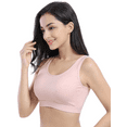 thumbnail image 4 of BIMEI Women's Mastectomy Sports Bra Yoga Wireless Post-Surgery Bra 8818,Pink,34C, 4 of 8
