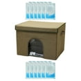 thumbnail image 3 of Refriando Cat House Pet Refugio versátil Condo de aislamiento lavable con 12 paquetes de congelador para suministros de mascotas para gatos interiores, 3 of 8