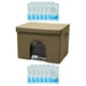 thumbnail image 2 of Casa de gato de enfriamiento de verano con 12 paquetes de hielo Villa plegada Refugio de mascotas de perrera para gatos interiores accesorio de, 2 of 9