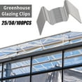 SHAPERME Stainless Steel Greenhouse Glazing Clips Greenhouses Wire