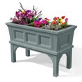 thumbnail image 4 of Step2 Atherton Sage Gray Outdoor Plastic Raised Planter Box with 3 Tray Dividers, 4 of 6