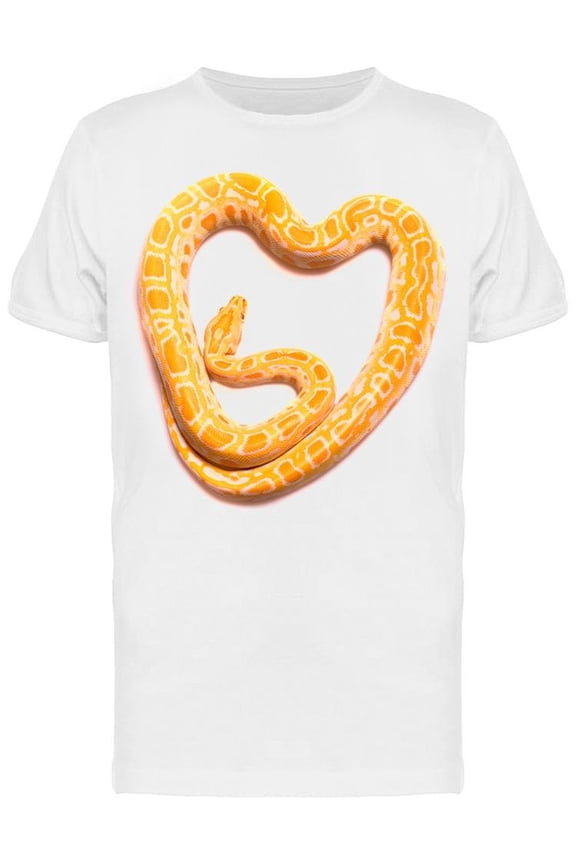 Albino Python T-Shirt Men -Image by Shutterstock, Male Small