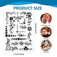 thumbnail image 2 of 1sheet St. Patrick's Day Clear Stamps Silicone Stamps Clover Corner Background Transparent Stamps for St. Patrick's Day Card Making Scrapbooking Photo 4.3x6.3inch 1sheet, 2 of 8