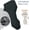 Black, variant on Seamander Outboard Motor Cover, Engines Cover Waterproof FULL Motor Cover, Gray
