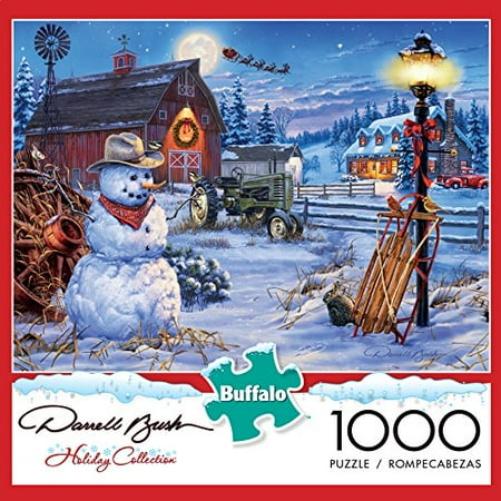 Buffalo Games Darrell Bush Country Christmas 1000 Pieces Jigsaw Puzzle