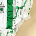 thumbnail image 5 of MEZZALL Girls Short Sleeve Prints Onesie Ruffles Bodysuits One-Pieces Cozy, 0-3 Months, 5 of 6