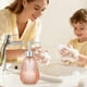 thumbnail image 4 of CaiYueKe Premium Glass Soap Dispenser Refillable, Hand Soap Dispenser for Bathroom Kitchen Sink, Elegant Pump Bottle for Liquid Soap, Shower Gel, Shampoo, Lotion, Dish Soap, Modern Decor, 4 of 7