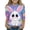 Royal Blue, variant on Drmagiyhm Girls Easter Shirt Size 10-12 Cute Bunny and Egg Print T Shirt Casual Loose Crewneck Shirt Kids Easter Clothes