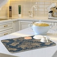 thumbnail image 6 of Dish Drying Mat Kitchen Counter Mandala Brown Flower Dishes Drainer Pad Absorbent Microfiber Reversible 18"x24", 6 of 7