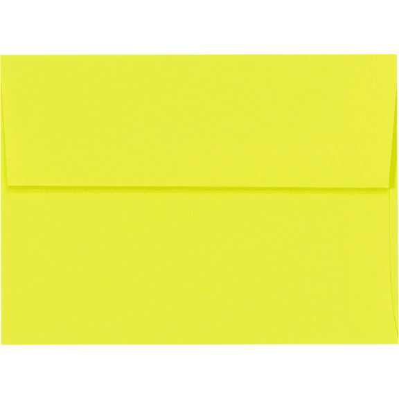 LUXPaper A2 Invitation Envelopes, 4 3/8 x 5 3/4, Citrus, 250 Pack