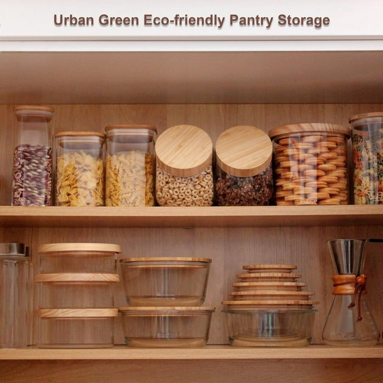  Umami Glass & Bamboo Meal Prep Container Set, Super