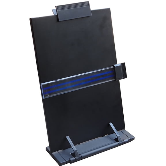 Pebbuoy Document Stand Desktop Book Display Holder Stable Non-Slip Adjustable Design File Paper Holder Stand