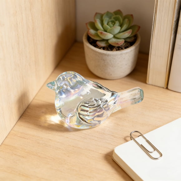 CaiYueKe Crystal Glass Ornaments for Home Decor, Clear Prism Reflective Sun Catchers, Tabletop Decorative Accents, Gift Ideas for Festive Party Wedding Christmas Decorations