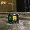 thumbnail image 4 of PREXISO Laser Level with 47 Inch Tripod, IP54 Rechargeable 65Ft Green Cross Line Laser Self Leveling, Light Indicator, 3 Brightness Mode, Lazer Level, 4 of 8