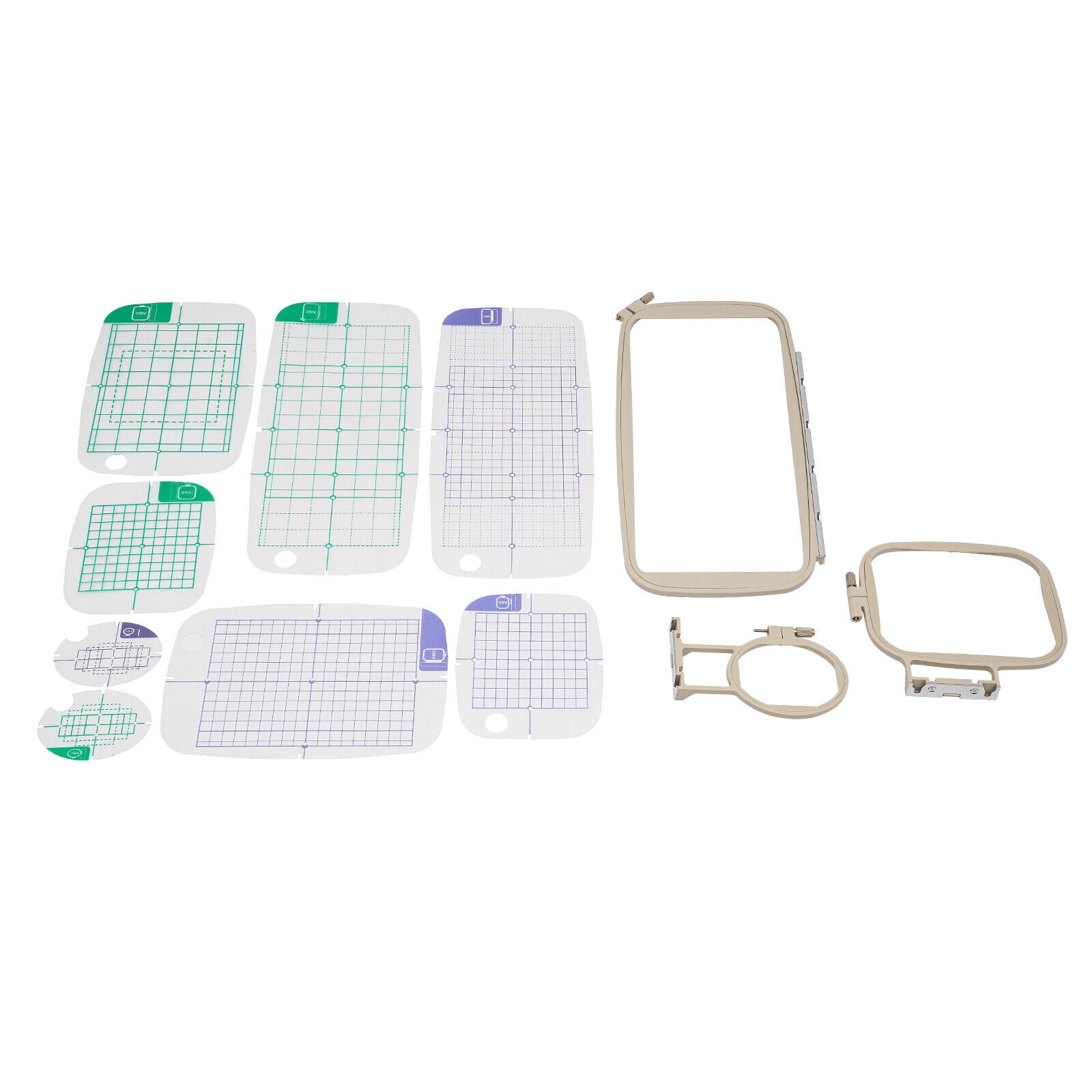 CNCEST 4pc/Set Embroidery Hoops Frames for Brother Machine PC6500 PC8200 PC8500 PC8500D