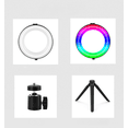 thumbnail image 3 of 6" Selfie Ring Light With Tripod Stand ,dimmable Desktop RGB Led Lamp Camera Ringlight, 3 of 3