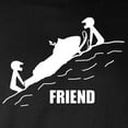 thumbnail image 3 of CafePress - Friend / Best Friend Long Sleeve T Shirt - Long Sleeve Dark T-Shirt, 3 of 4