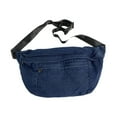 thumbnail image 4 of Segolike Waist Pack Lady Shoulder Bag Canvas Fanny Pack for Gift Camping Commuting Hiking Deep Blue, 4 of 8