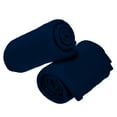 thumbnail image 5 of Imperial Home 50” x 60” Soft Plush Fleece Throw Navy Blue - Single Pack, 5 of 5