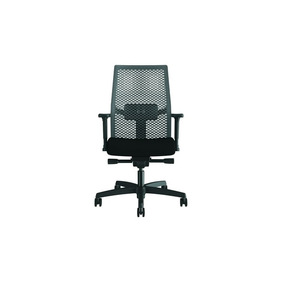 HON Ignition 2.0 Mesh Back Vinyl Task Chair Black (HIWMRAK2A0SU10B)