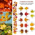 thumbnail image 3 of 2 Pack Fall Leaves Garland Fall Decorations for Home Artificial Maple Leaf Garland Autumn Decor Hanging Vines for Fireplace Mantle Table Front Door Thanksgiving, 3 of 7