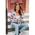 thumbnail image 4 of LUBOT New Ugly Christmas Cardigan Sweaters for Women, 4 of 7