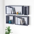 thumbnail image 6 of Kaboon Wall Mount Cube Shelf Set of 4, 59x43x7.87, Model-Cube-Shelf, Vintage Blue, 6 of 6