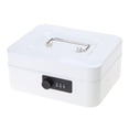thumbnail image 1 of HLONK Safe Home Shop Steel Mini Money Box Security Cash Box Storage Box for Coin Money, 1 of 21